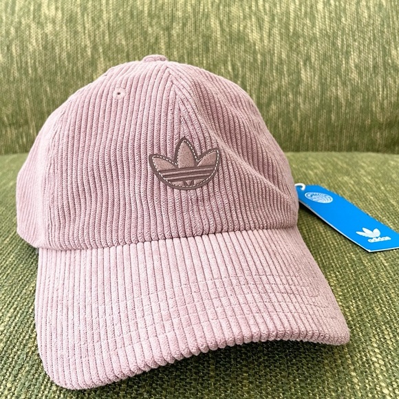 Adidas unisex corduroy dusty pink baseball cap - Picture 4 of 7